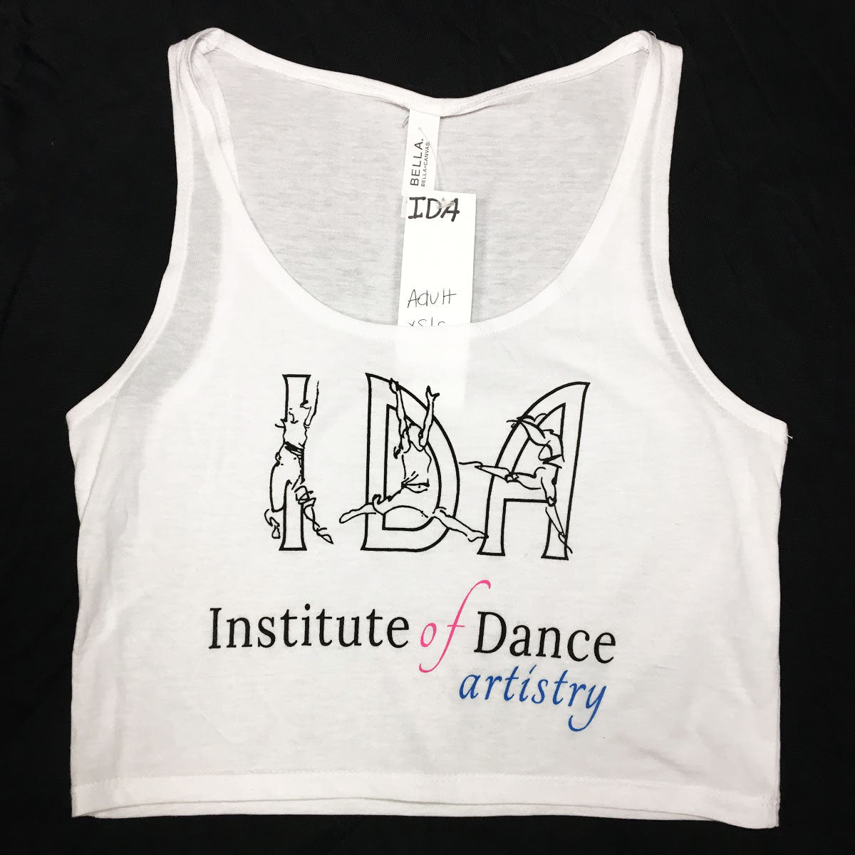 IDA White Crop Tank
